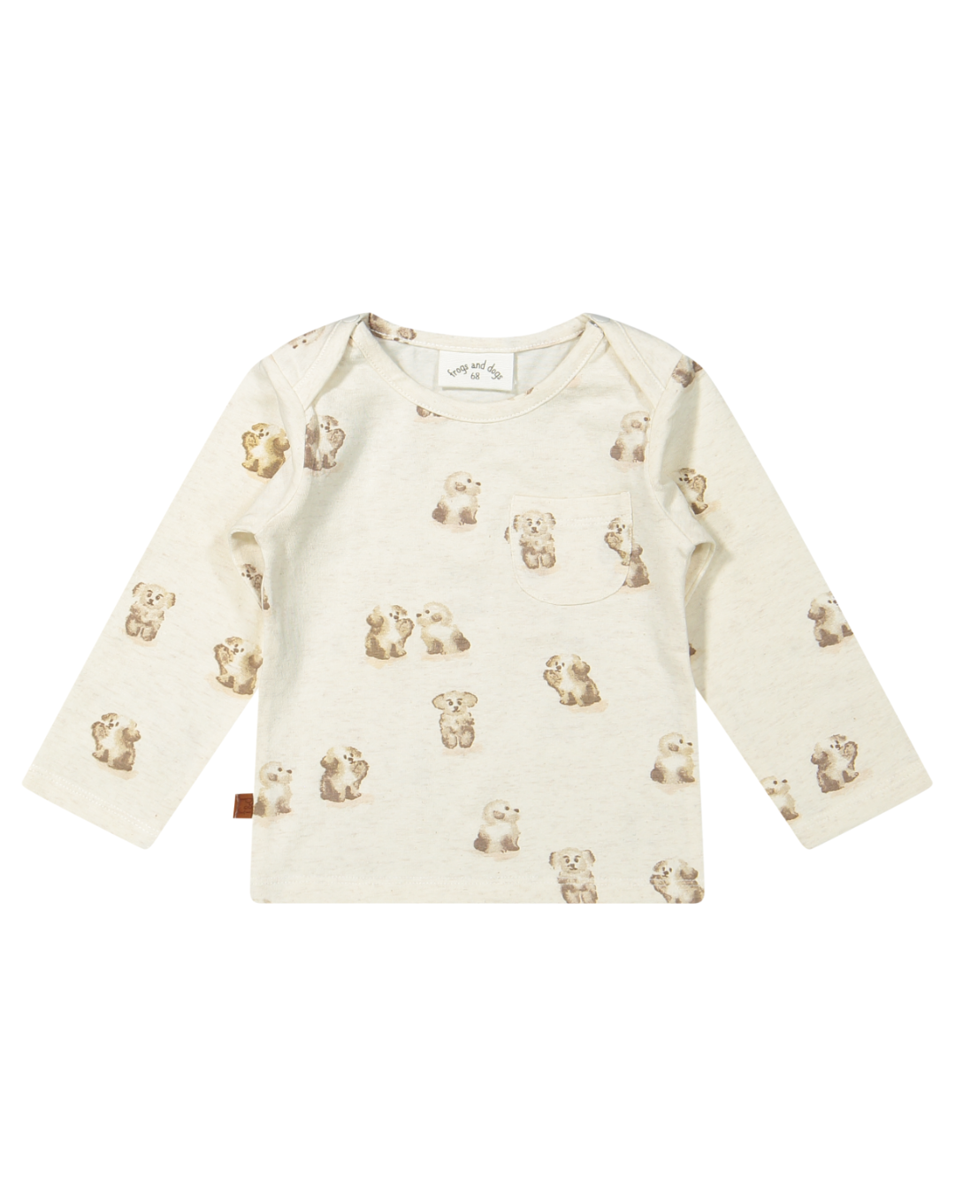 Shirt Dogs Organic Off-White - Fijne Kleine