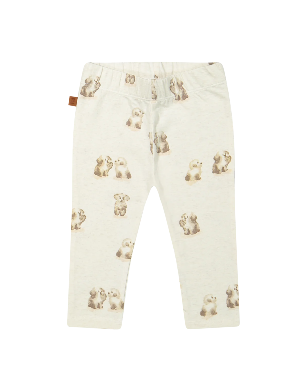 Legging Dogs Organic Off-White - Fijne Kleine