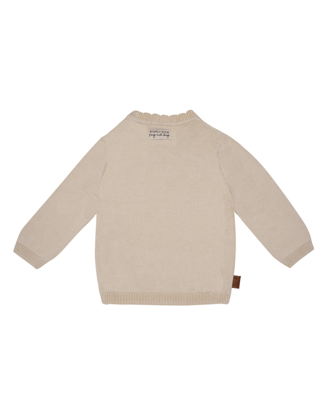 Knitted Wrap Shirt Cappuccino - Fijne Kleine