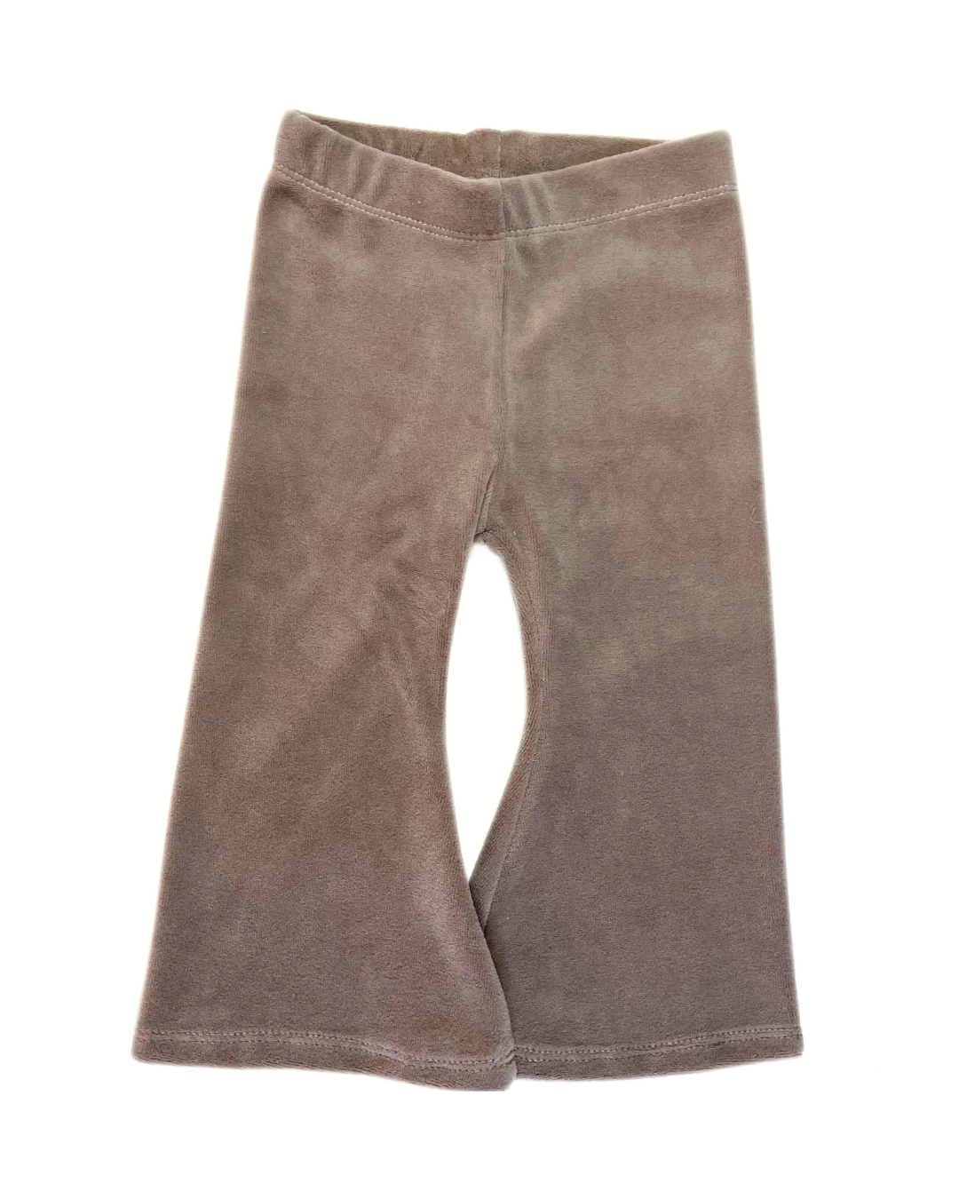 Flared Broek Velvet Beige
