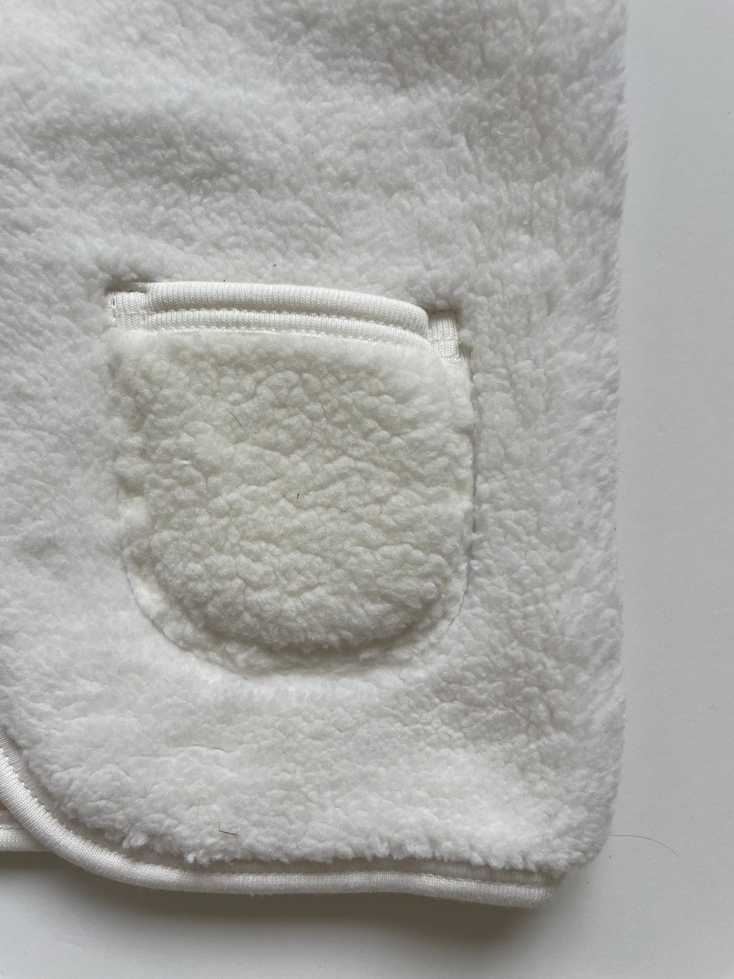 Teddy Gilet met Zakken - Fijne Kleine