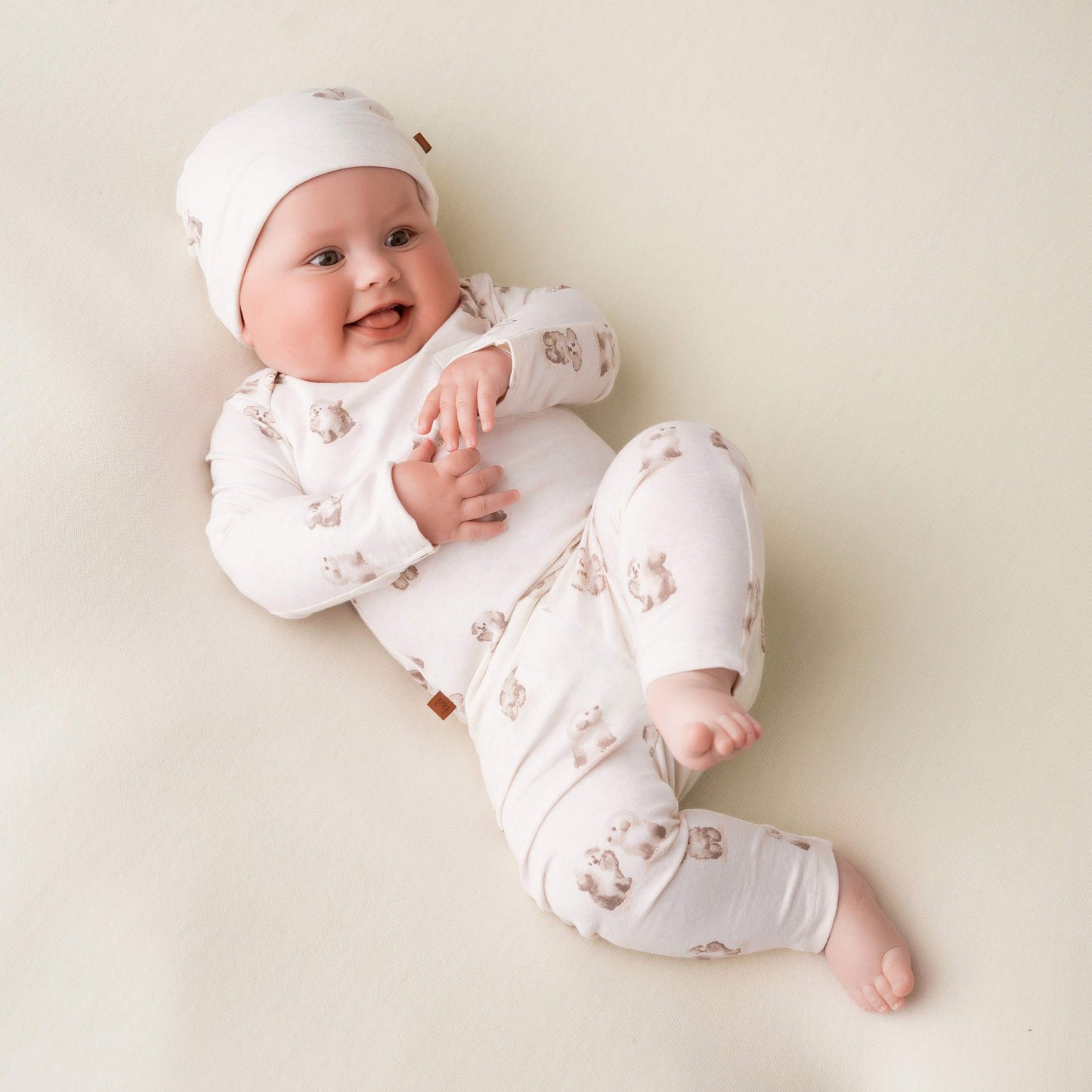 Legging Dogs Organic Off-White - Fijne Kleine