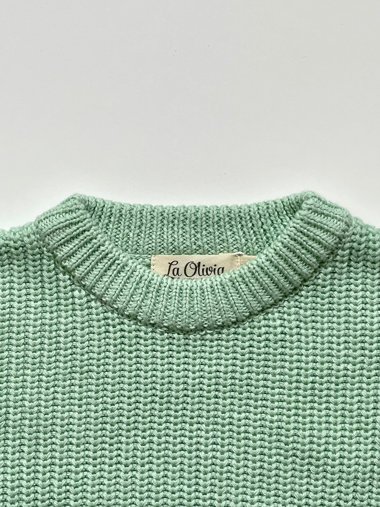 Oversized Trui Mint Groen - Fijne Kleine