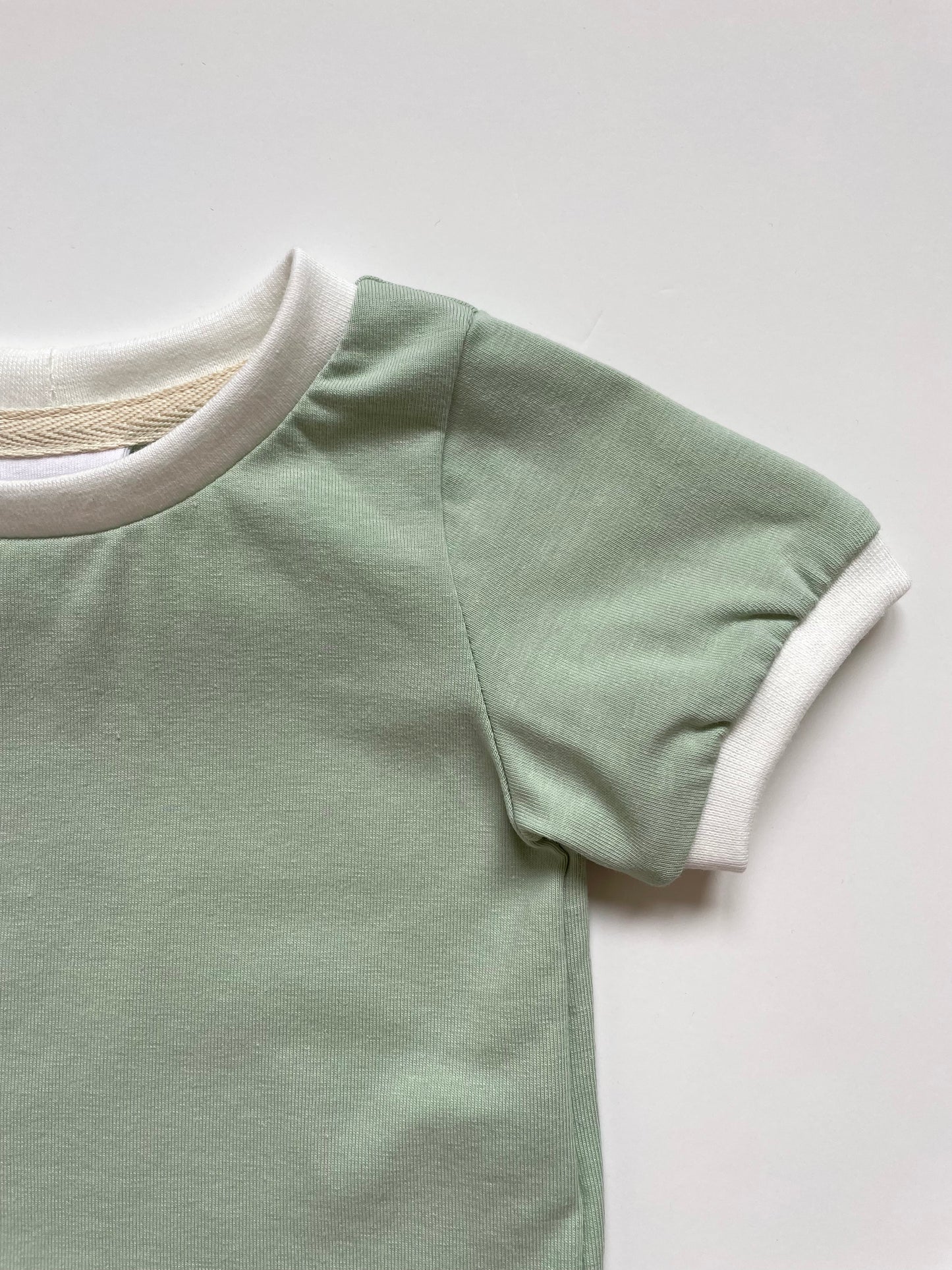 T-shirt met boordje - Fijne Kleine