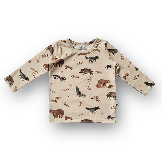 Longsleeve Bosdieren - Fijne Kleine
