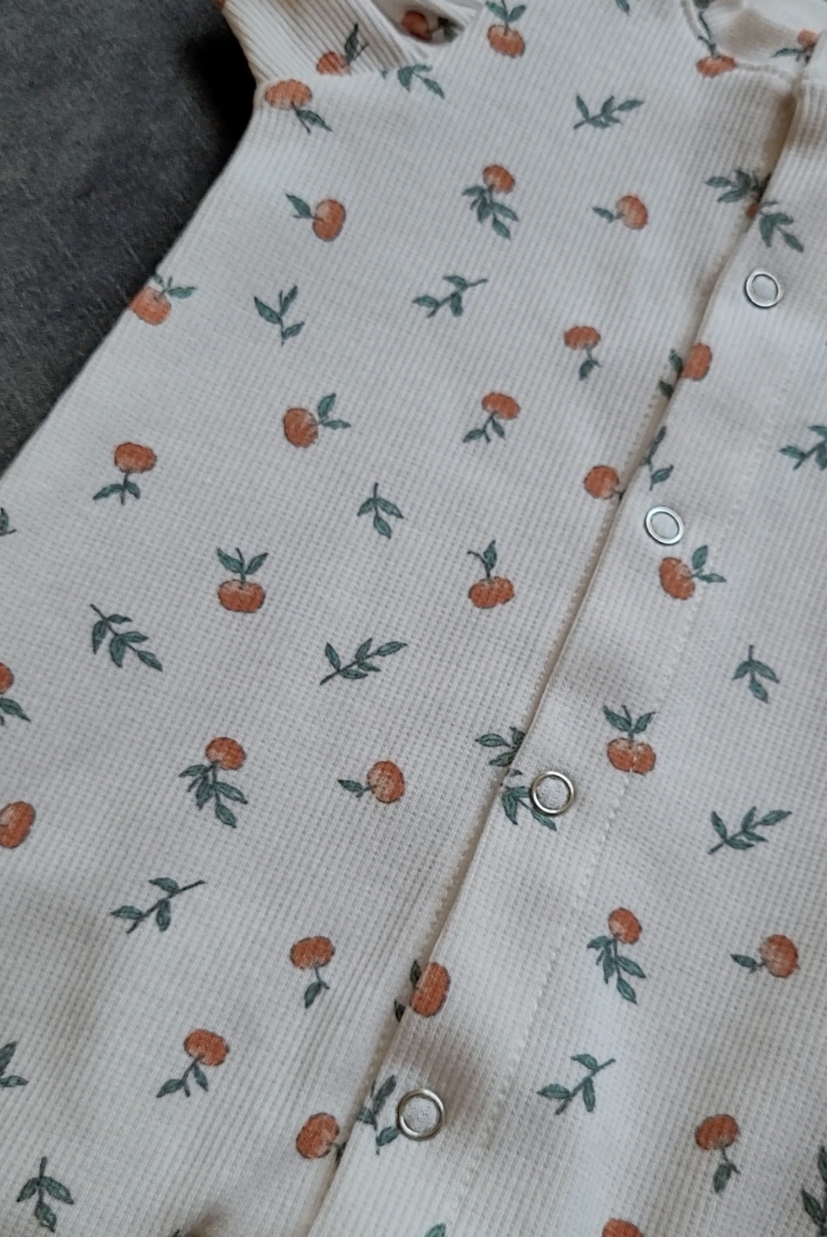 Korte Jumpsuit Rib en Ruches - Fijne Kleine