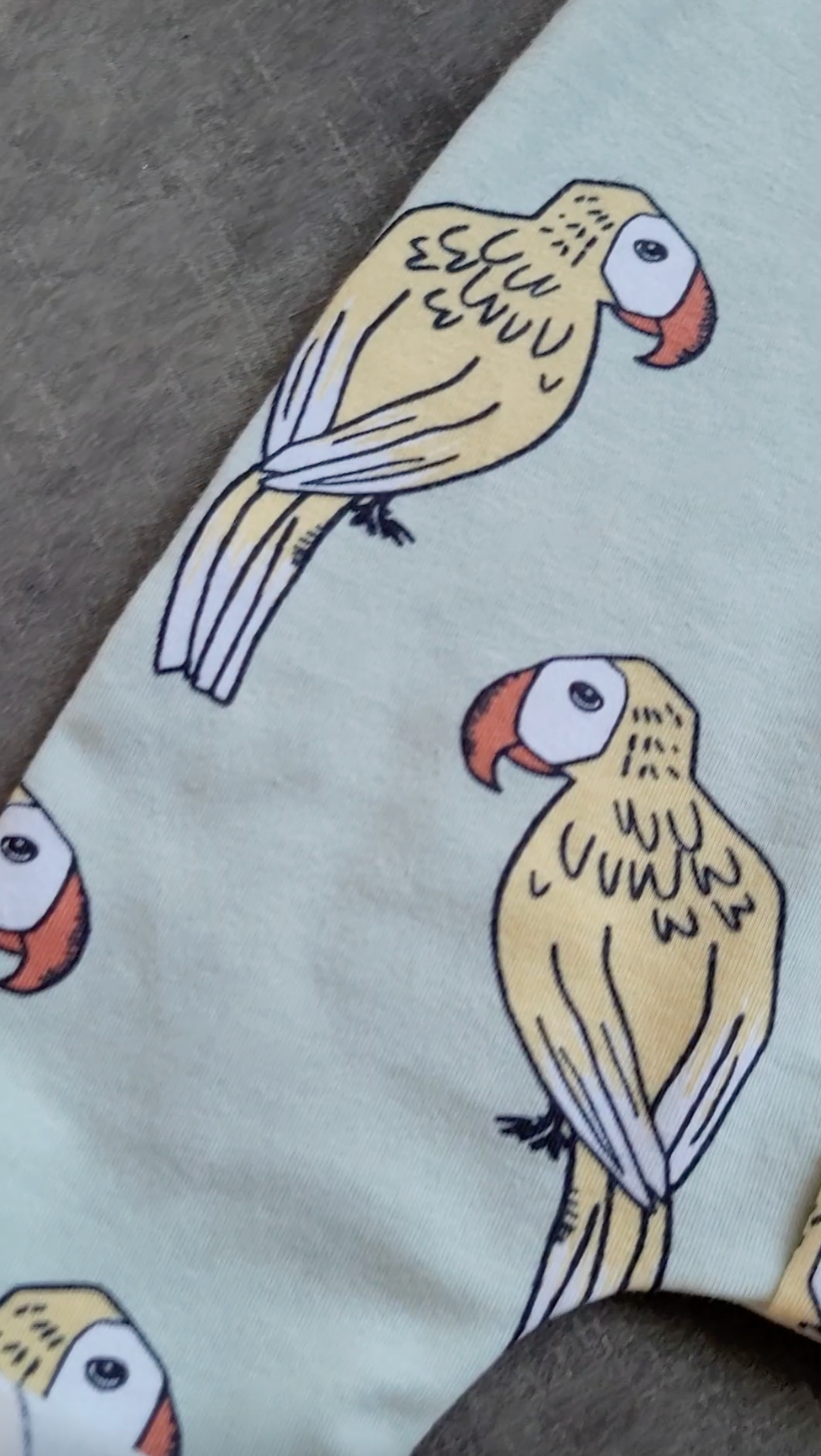 Korte Jumpsuit Papegaai - Fijne Kleine