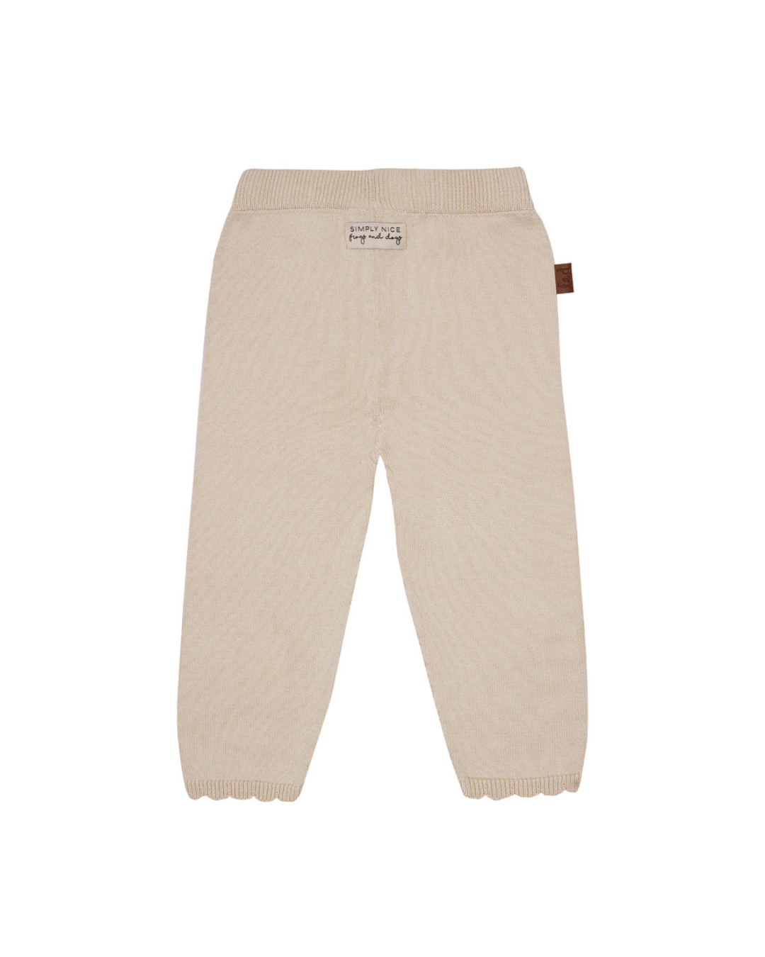 Knitted Pants Cappuccino - Fijne Kleine
