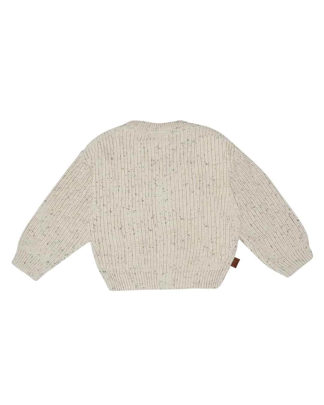 Vest Sprinkle Knitted Rib Ecru - Fijne Kleine