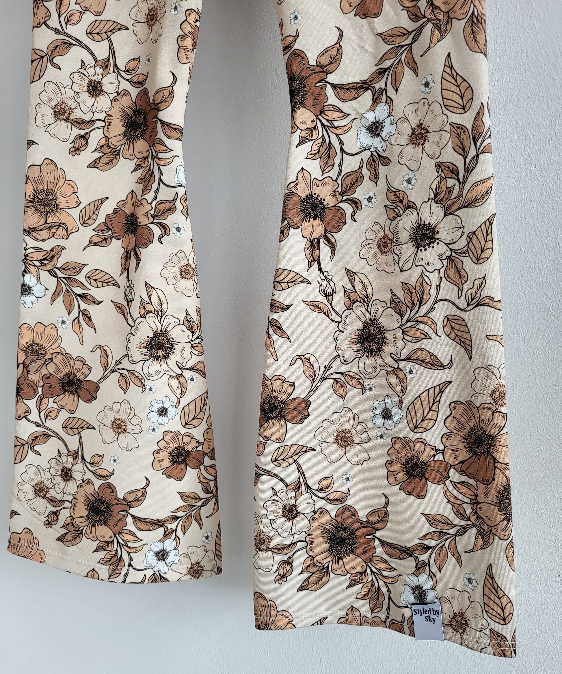 Flared Broek Herfstbloem - Fijne Kleine