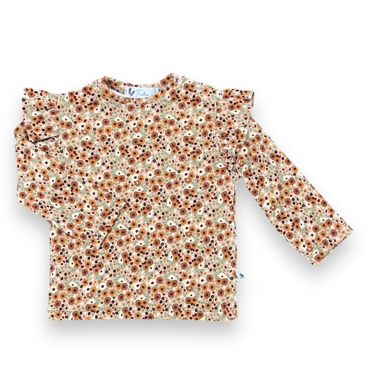 Longsleeve Ruches Flower - Fijne Kleine