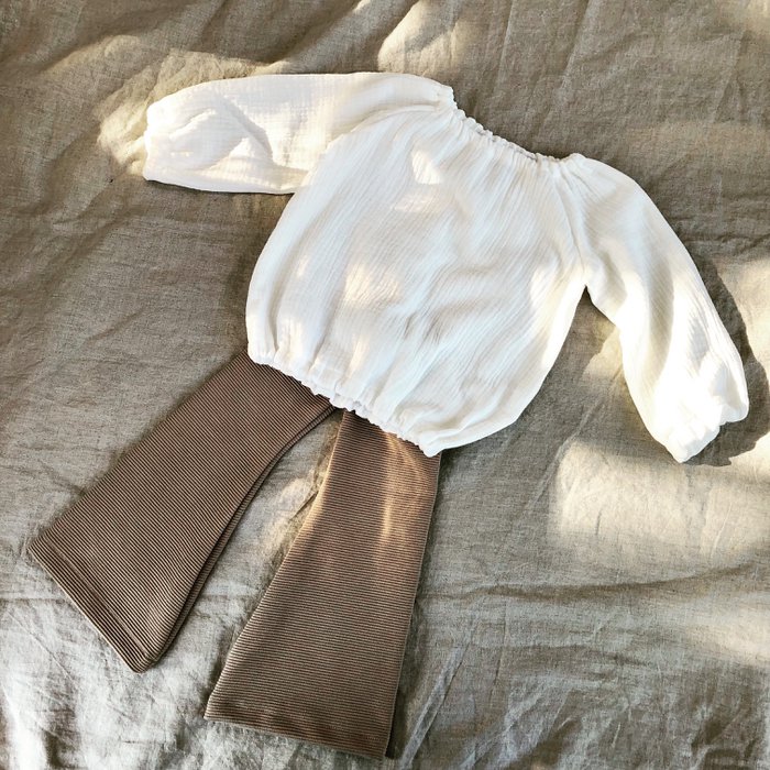 Flared Rib Broek - Fijne Kleine