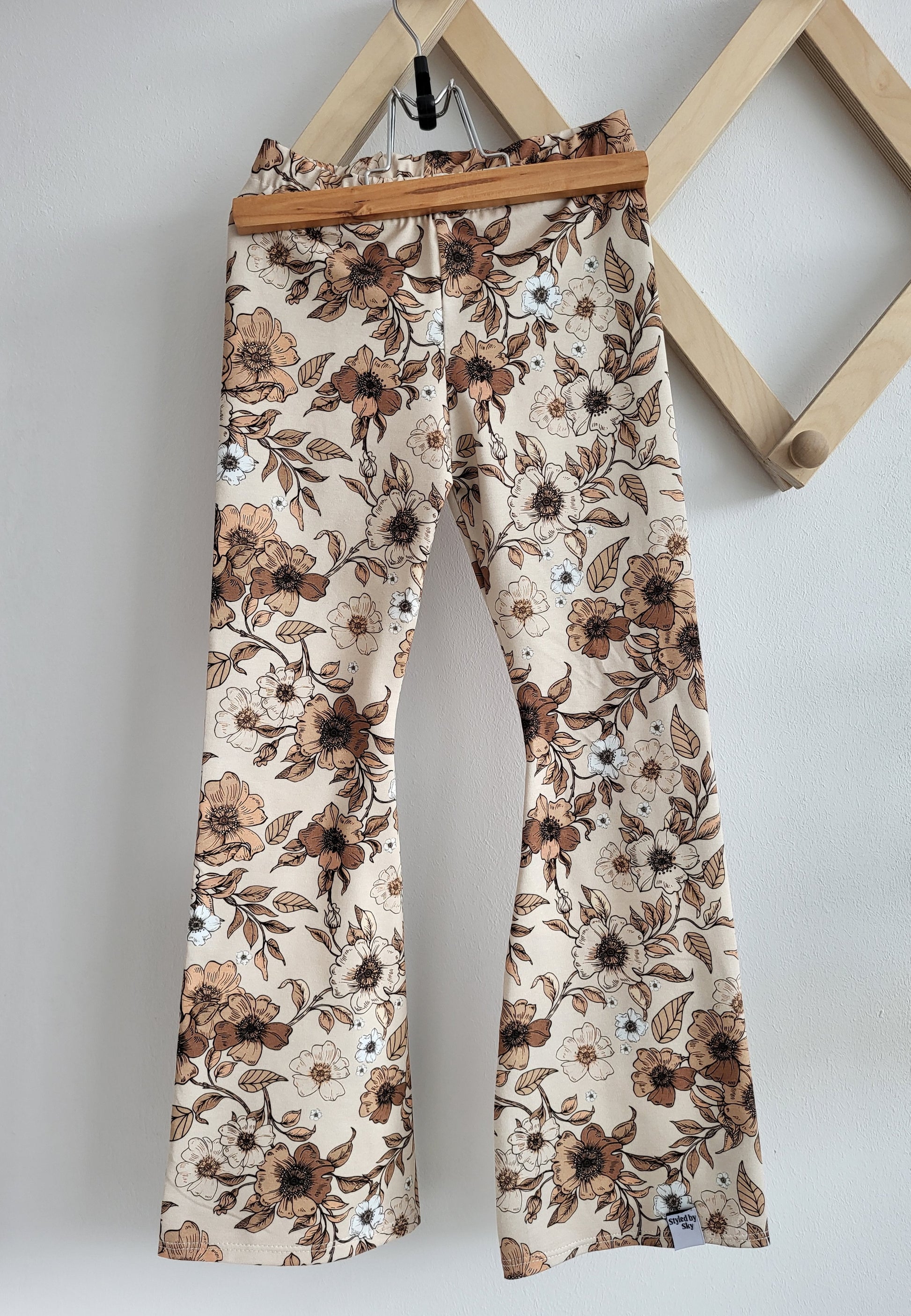 Flared Broek Herfstbloem - Fijne Kleine