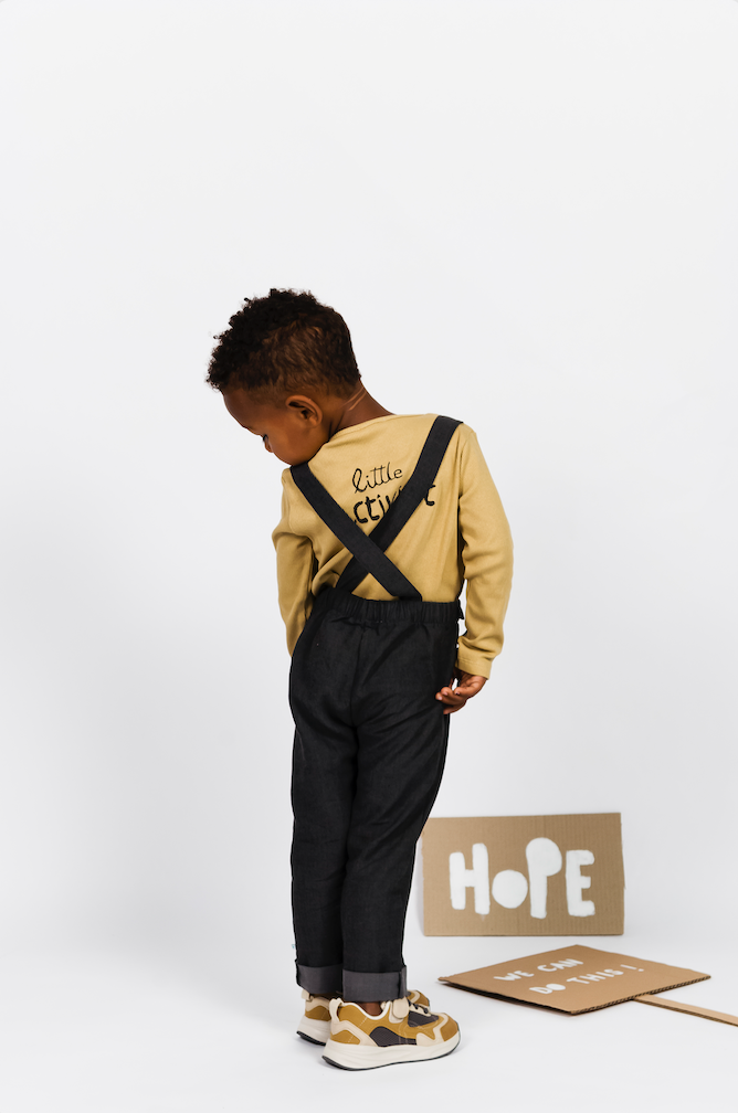 Twill Broek met Bretels - Fijne Kleine