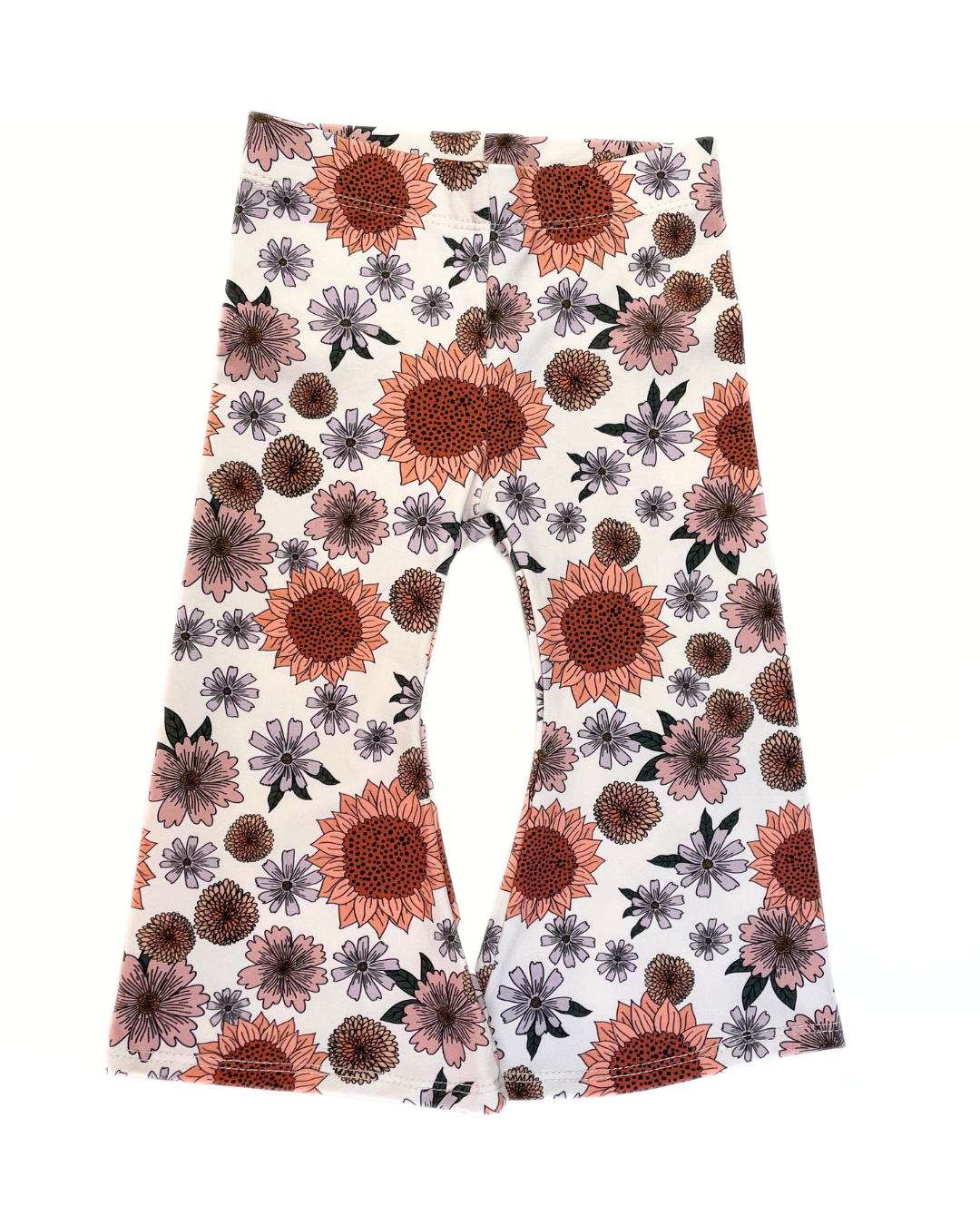 Flared Broek Zonnebloem Mauve