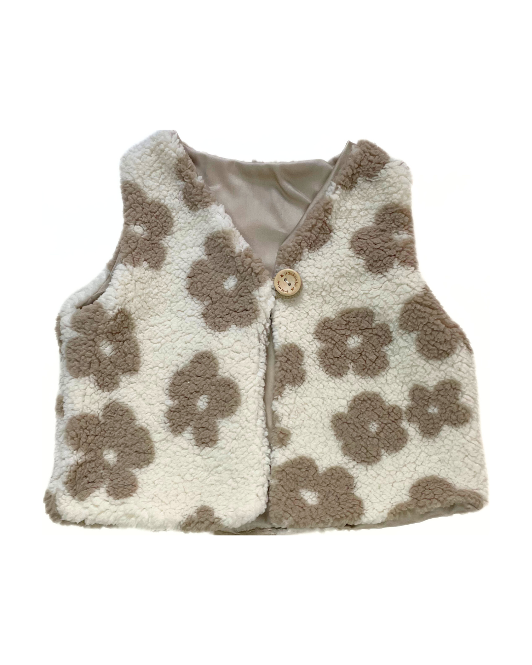 Gilet Bloem Ecru