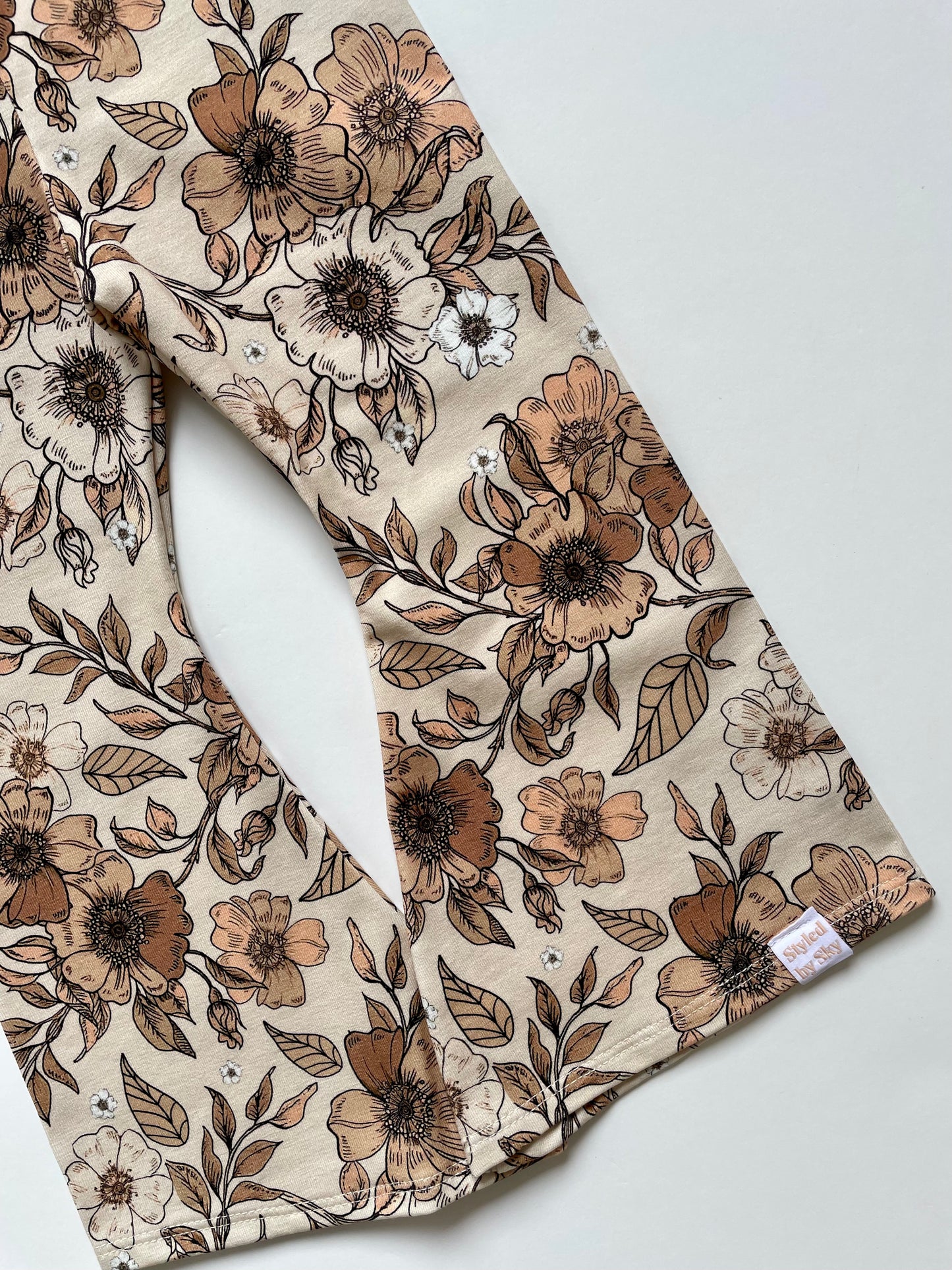 Flared Broek Herfstbloem - Fijne Kleine