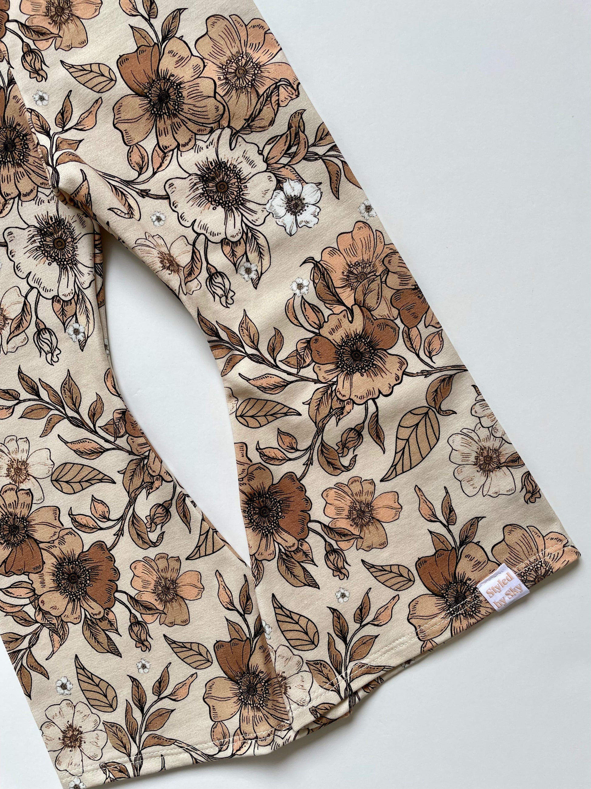 Flared Broek Herfstbloem - Fijne Kleine