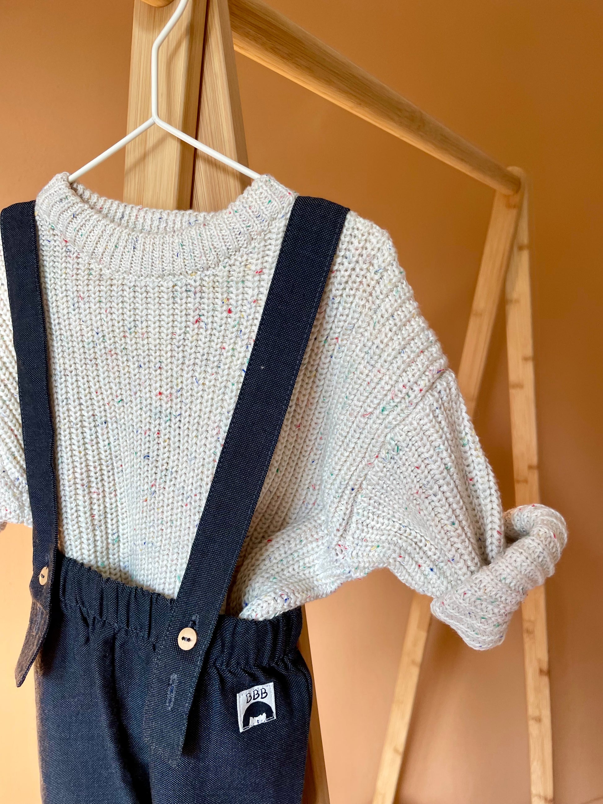 Twill Broek met Bretels - Fijne Kleine
