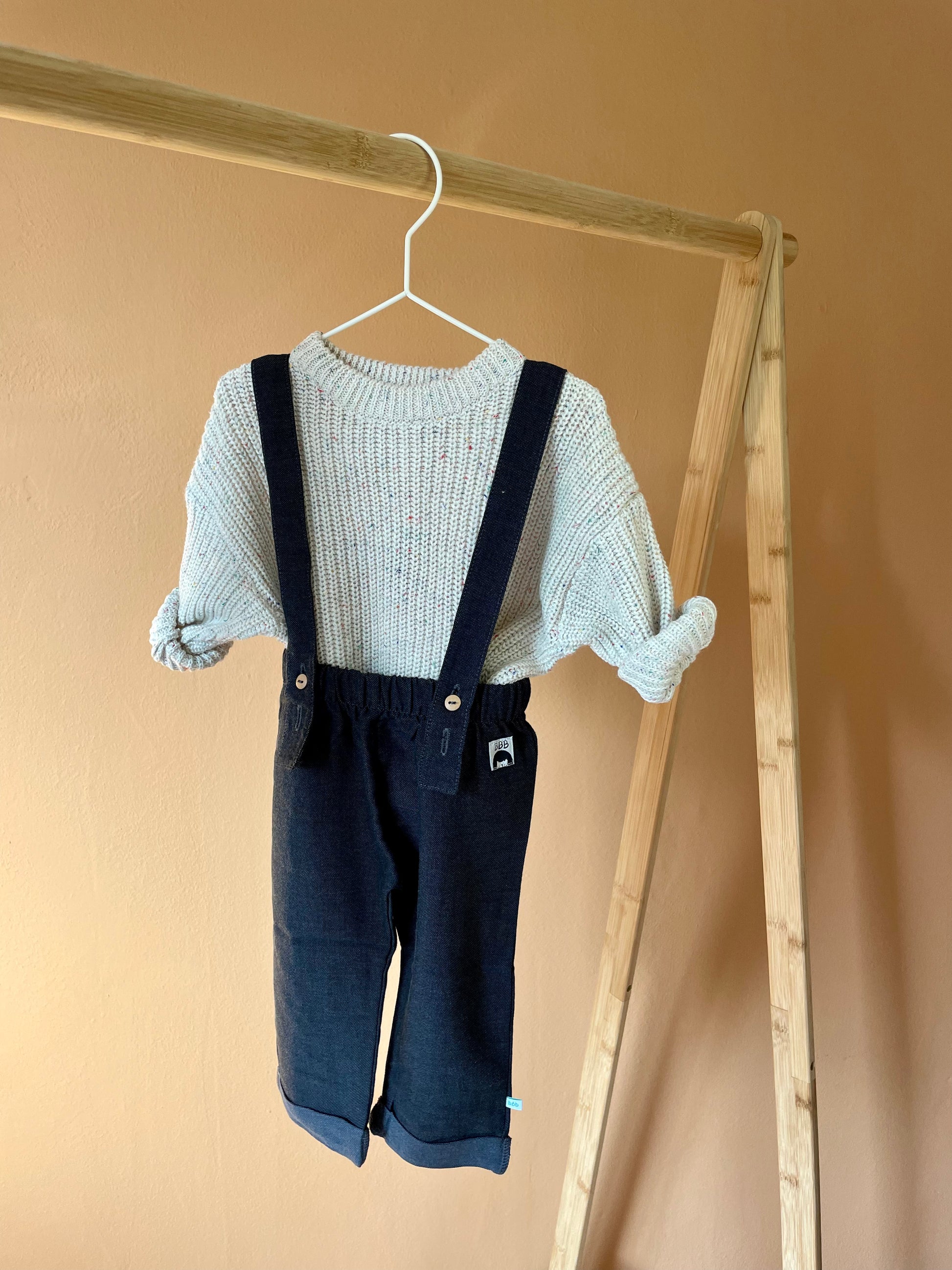 Twill Broek met Bretels - Fijne Kleine