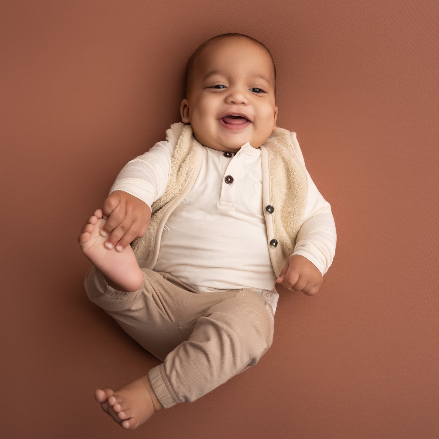 Raccoon Comfy Jogger Taupe - Fijne Kleine