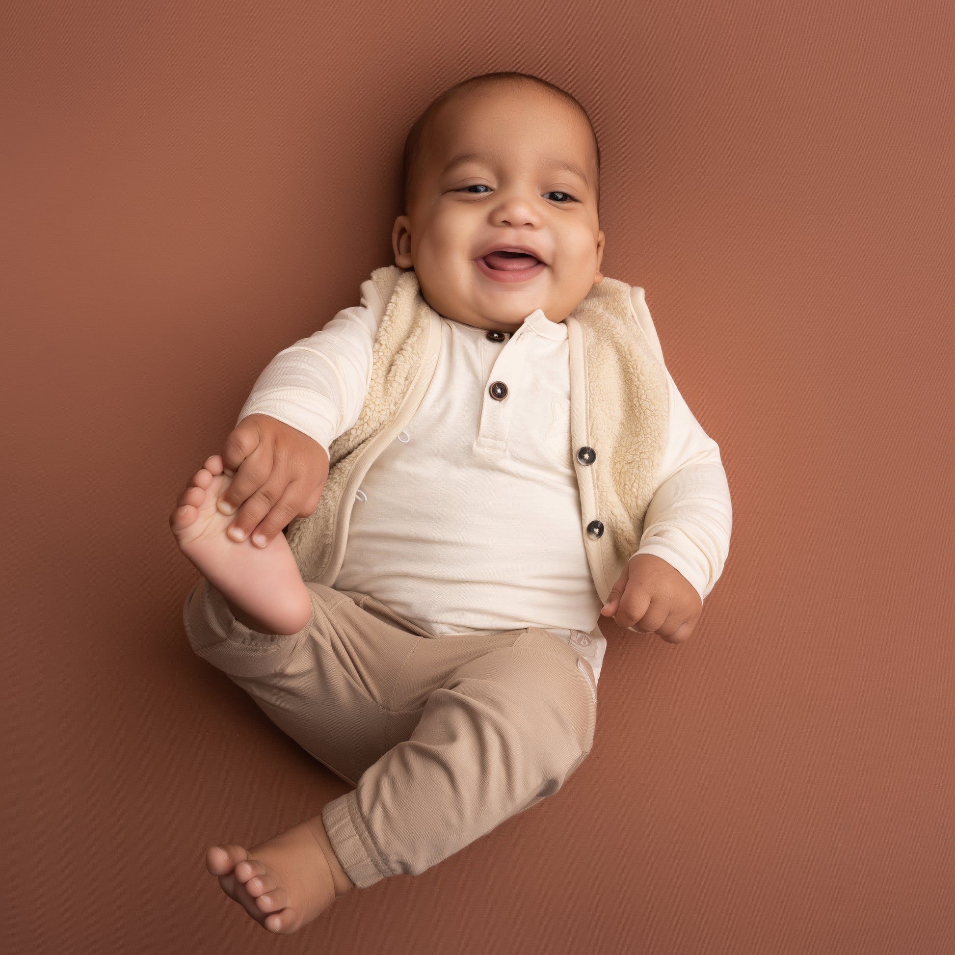 Raccoon Comfy Jogger Taupe - Fijne Kleine
