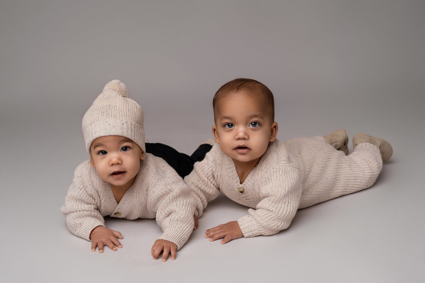 Boxpak Sprinkle Knitted Rib Ecru - Fijne Kleine
