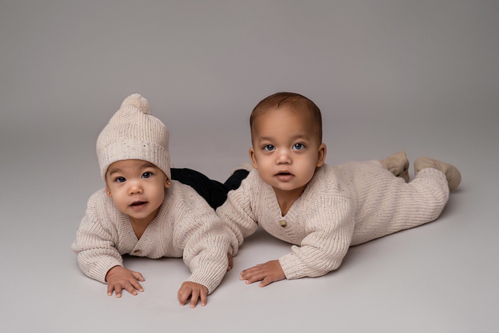 Boxpak Sprinkle Knitted Rib Ecru - Fijne Kleine