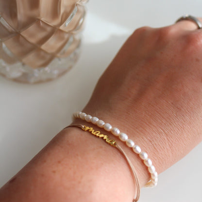 Mama Armband Zoetwaterparel