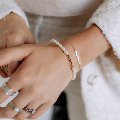 Mama Armband Zoetwaterparel