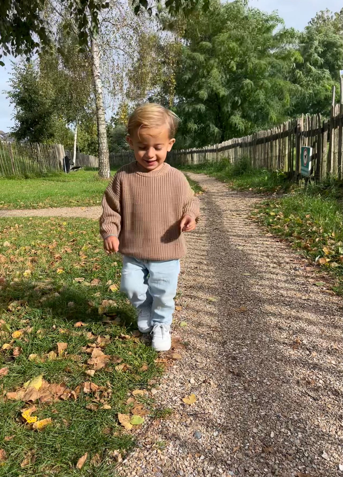Oversized Trui Mokka - Fijne Kleine