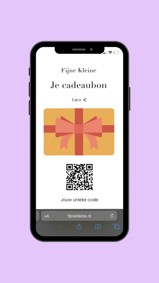 Digitale Cadeaubon